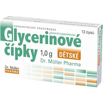 

DR.MULLER Glycerinové čípky 12 ks
