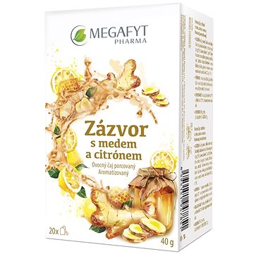 

Megafyt Zázvor s medem & citrónem 20 × 2 g