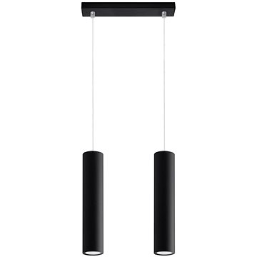 

Lustr na lanku LAGOS 2 2xGU10/40W/230V černá