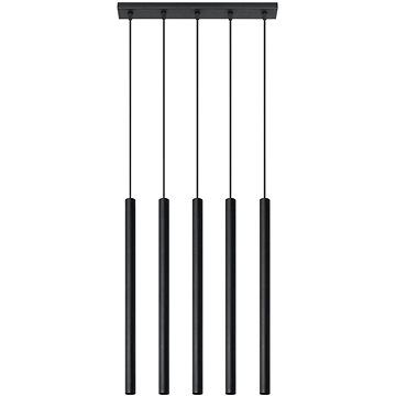 

Lustr na lanku PASTELO 5 5xG9/12W/230V černá