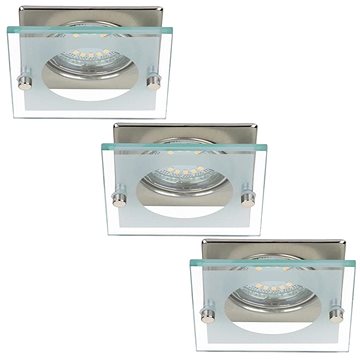 Briloner 7202-032 - SADA 3x LED Koupelnové podhledové svítidlo ATTACH 3xGU10/4W/230V - Bodové osvětlení