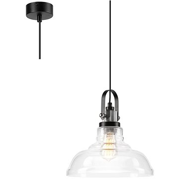 

Lustr na lanku SINGLE 1xE27/60W/230V