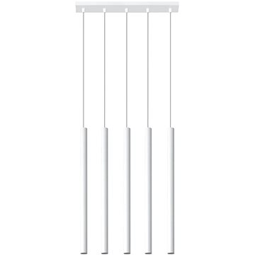

Lustr na lanku PASTELO 5xG9/12W/230V bílá