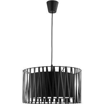 

Lustr na lanku HARMONY BLACK 1xE27/60W/230V