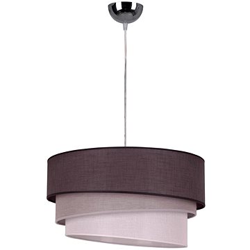 

Lustr na lanku TRIO 1xE27/40W/230V tmavě šedá