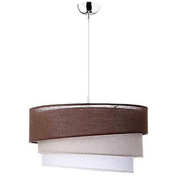 

Lustr na lanku TRIO 1xE27/40W/230V hnědá/šedá