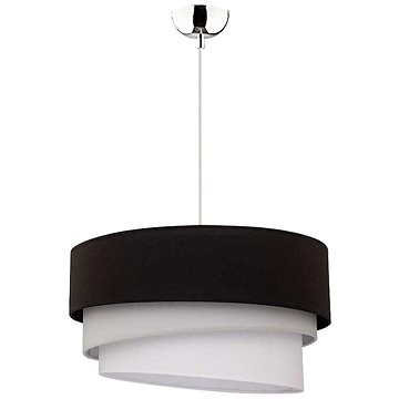 

Lustr na lanku TRIO 1xE27/40W/230V černá/šedá