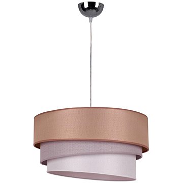 

Lustr na lanku TRIO 1xE27/40W/230V světle šedá