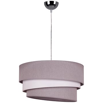 

Lustr na lanku TRIO 1xE27/40W/230V šedá