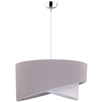 

Lustr na lanku CELLO 1xE27/40W/230V šedá