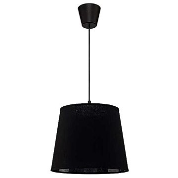 

Lustr na lanku SOLO 1xE27/40W/230V černá