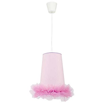 

Dětský lustr na lanku BALLET 1xE27/40W/230V růžová