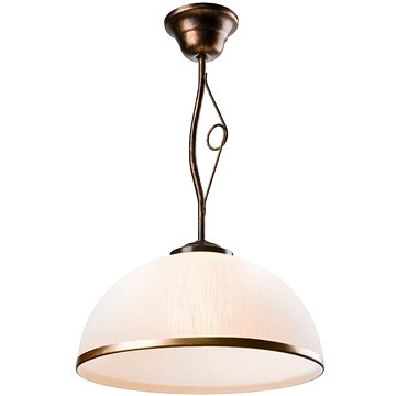 

Lustr na tyči RETRO 1xE27/60W/230V černá patina