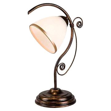 Stolní lampa RETRO II 1xE27/60W/230V černá patina