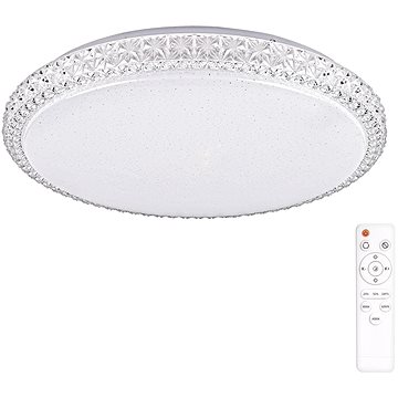 

LED Stmívatelné stropní svítidlo IRINA LED/24W/230V s dálkovým ovladačem