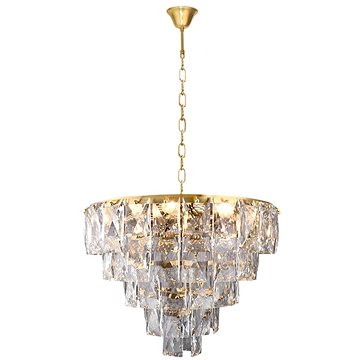 

Křišťálový lustr na řetězu CHELSEA 6xE14/40W/230V