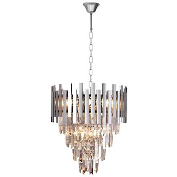 

Křišťálový lustr na řetězu ASPEN 9xE14/40W/230V