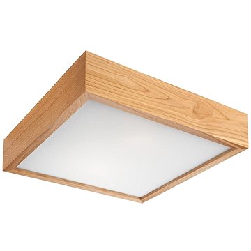 

Stropní svítidlo OAK SQUARE 2xE27/60W/230V dub 37,5 cm