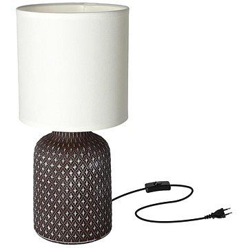 Stolní lampa INER 1xE14/40W/230V hnědá