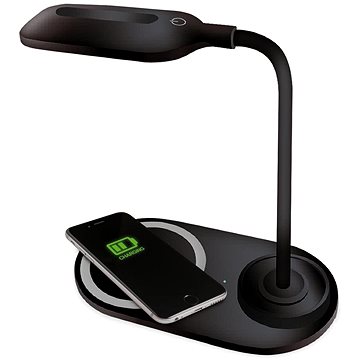 

LED Stolní lampa LED/3W/230V s bezdrátovým nabíjením černá