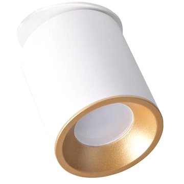 

Bodové zápustné svítidlo HARON 1xGU10/10W/230V bílá/zlatá