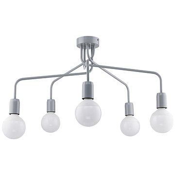 

Jupiter 1675 - Lustr na tyči OLAF 5xE27/60W/230V šedá