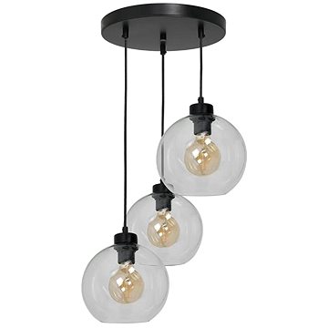 

Lustr na lanku SOFIA 3xE27/60W/230V čirá