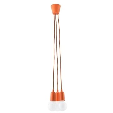 

Lustr na lanku DIEGO 3xE27/60W/230V oranžová