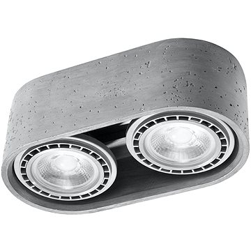 

Stropní svítidlo BASIC 2xGU10/40W/230V beton