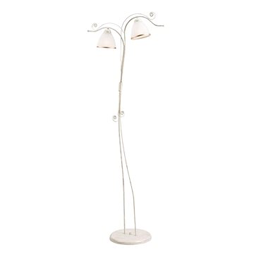 

Stojací lampa RETRO II 2xE27/60W/230V bílá patina