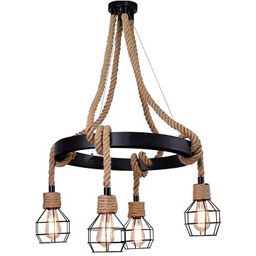 

Lustr na lanku ROPE ALEGRA 4xE27/10W/230V