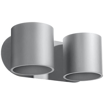 

Nástěnné bodové svítidlo ORBIS 2xG9/40W/230V šedá