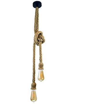 

Závěsné svítidlo ROPE 2xE27/12W/230V