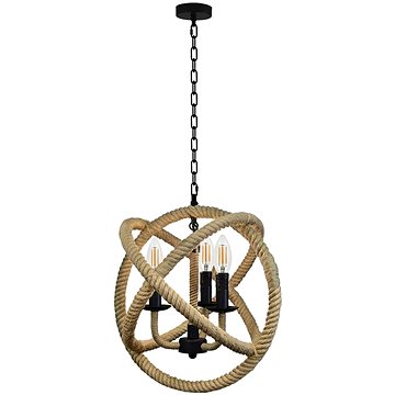 

Závěsné svítidlo ROPE GLOBO 3xE14/10W/230V