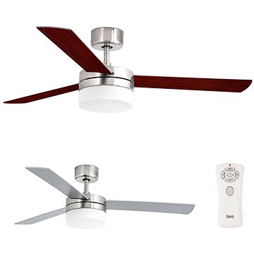 

FARO 33608 - Stropní ventilátor PANAY 2xE14/8W/230V