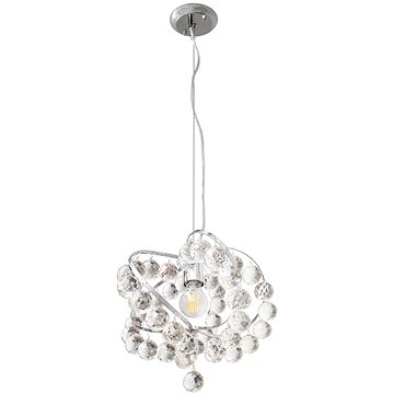 

Křišťálový lustr na lanku VIOLETA 1xE27/60W/230V