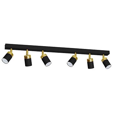 

Stropní bodové svítidlo JOKER 6xGU10/25W/230V černá