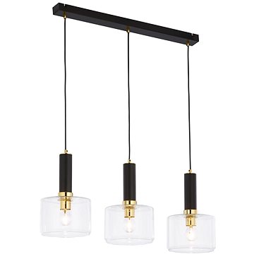 

Jupiter 1848 - VA3 - Lustr na lanku VANES 3xE27/60W/230V mosaz/černá