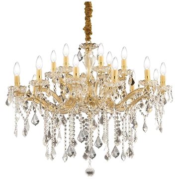 

Ideal Lux - Křišťálový lustr na lanku FLORIAN 18xE14/40W/230V