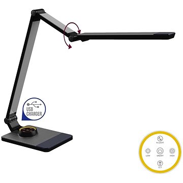 

Prezent 31212 - LED Stmívatelná stolní lampa AKAN LED/10W/230V