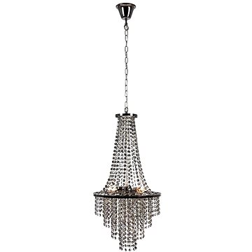 

Markslöjd 108124 - Křišťálový lustr na řetězu ALLINGTON 3xE14/25W/230V černá