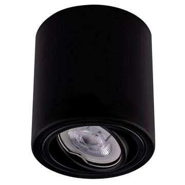 

LED Bodové svítidlo TUBA 1xGU10/5W/230V 2700K černá