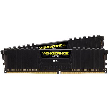 

Corsair 16GB KIT DDR4 4000 MT/s CL19 Vengeance LPX černá
