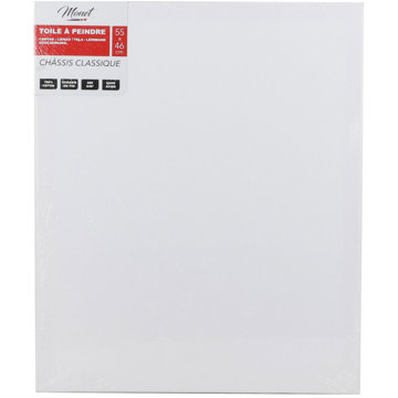 

DOCHTMANN Plátno na malování obdelník 55 × 46 cm, 100% bavlna, borovicový rám