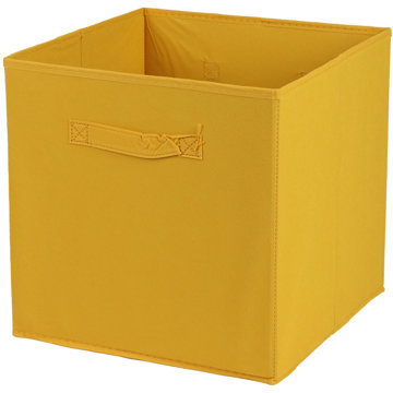 

DOCHTMANN Box do kallaxu, úložný box textilní, žlutý 31 × 31 × 31 cm