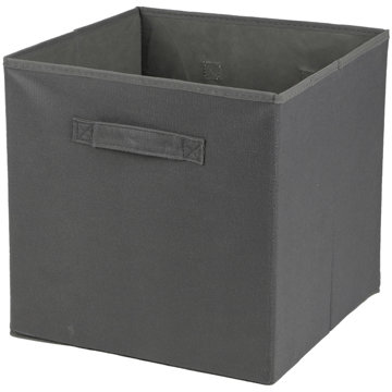 

DOCHTMANN Box do kallaxu, úložný box manšestr, tmavě šedý 31 × 31 × 31 cm
