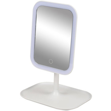 

DOCHTMANN Kosmetické zrcátko se stojanem a LED osvětlením 21 × 16,5 × 30 cm