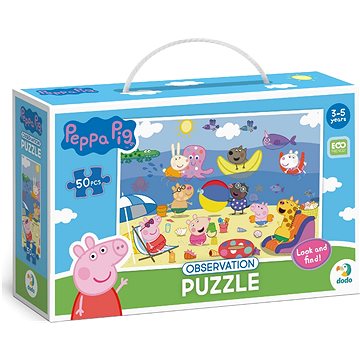 

DODO Puzzle s hledáním obrázků Prasátko Peppa 50 dílků
