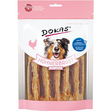 

Dokas Kuřecí prsa s játry 220 g