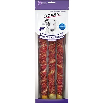 

Dokas Tyčky z hovězí kůže obalené kachním 315 g